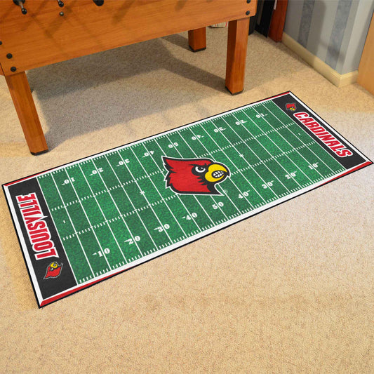 Louisville Cardinals Field Runner Mat - 30in. x 72in.