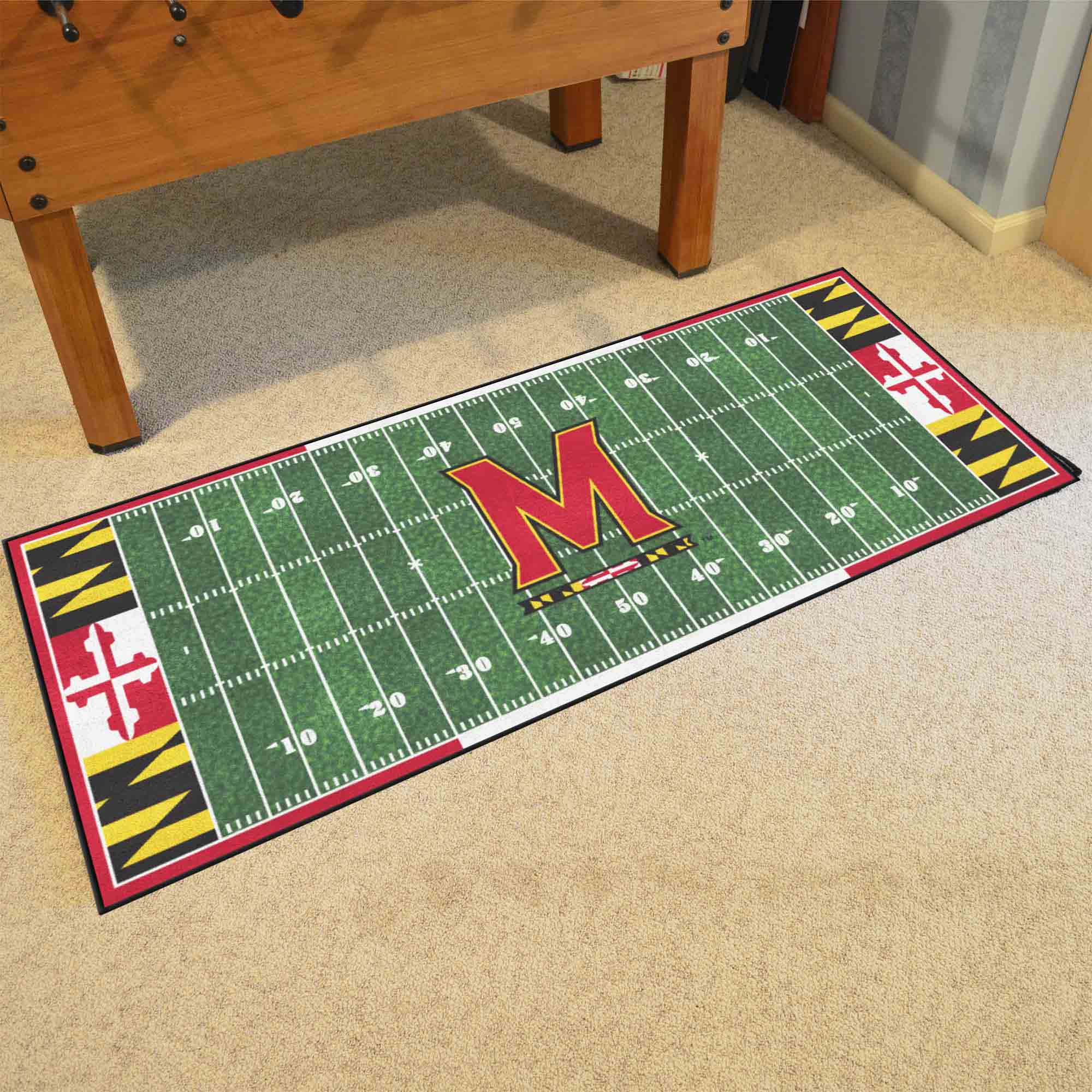 Maryland Terrapins Field Runner Mat - 30in. x 72in.