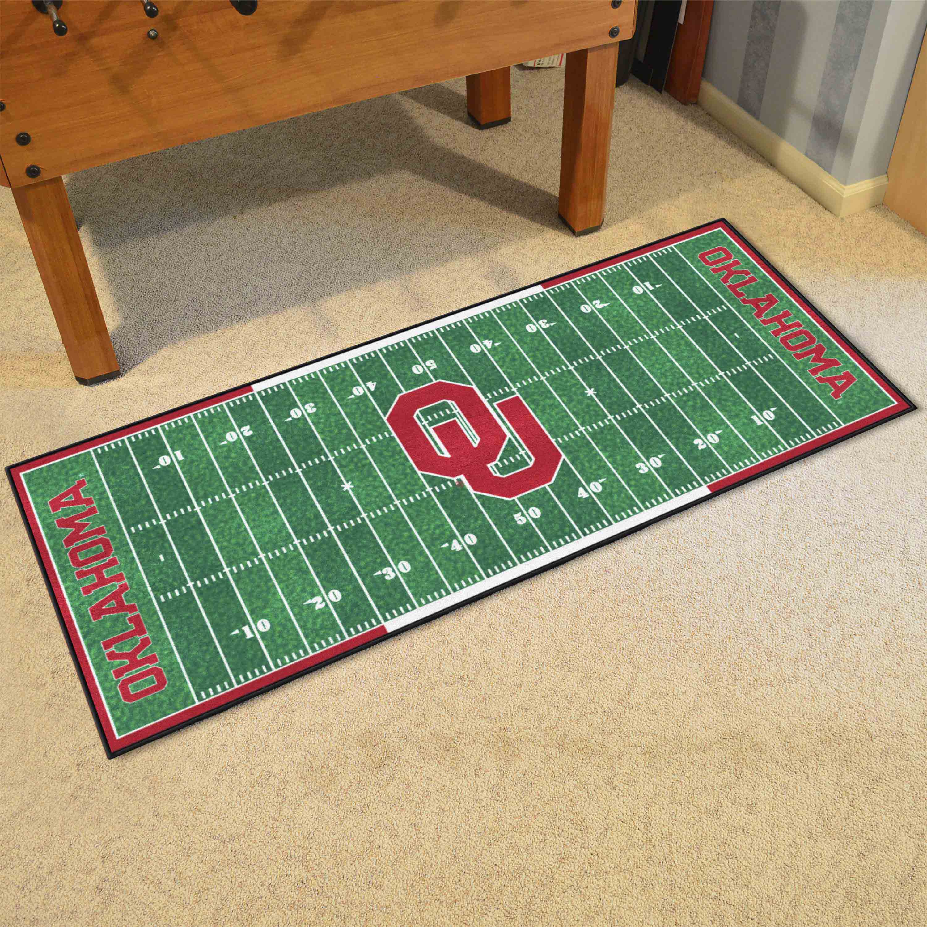 Oklahoma Sooners Field Runner Mat - 30in. x 72in.