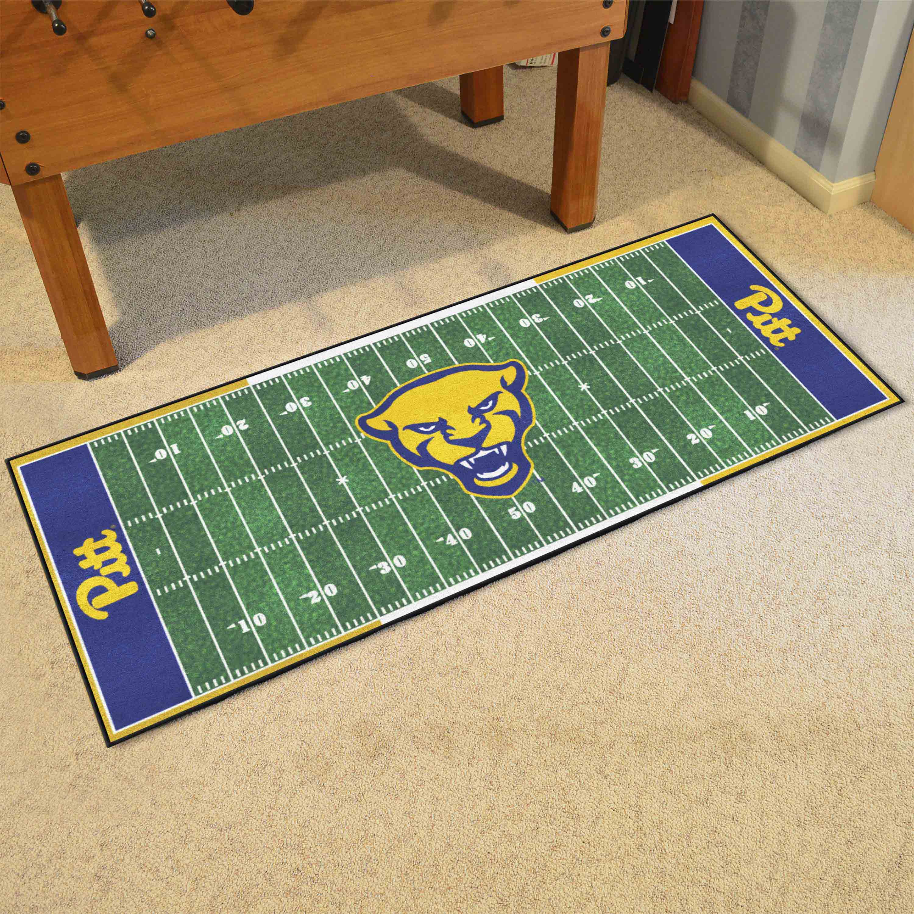 Pitt Panthers Field Runner Mat - 30in. x 72in.