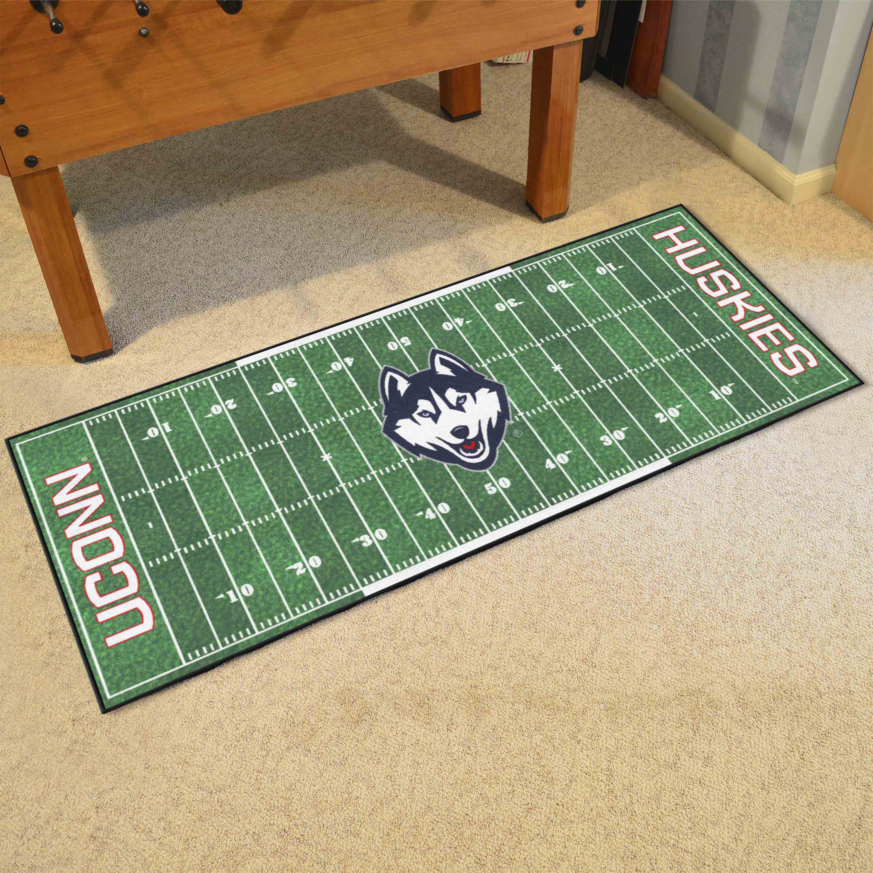 UConn Huskies Field Runner Mat - 30in. x 72in.