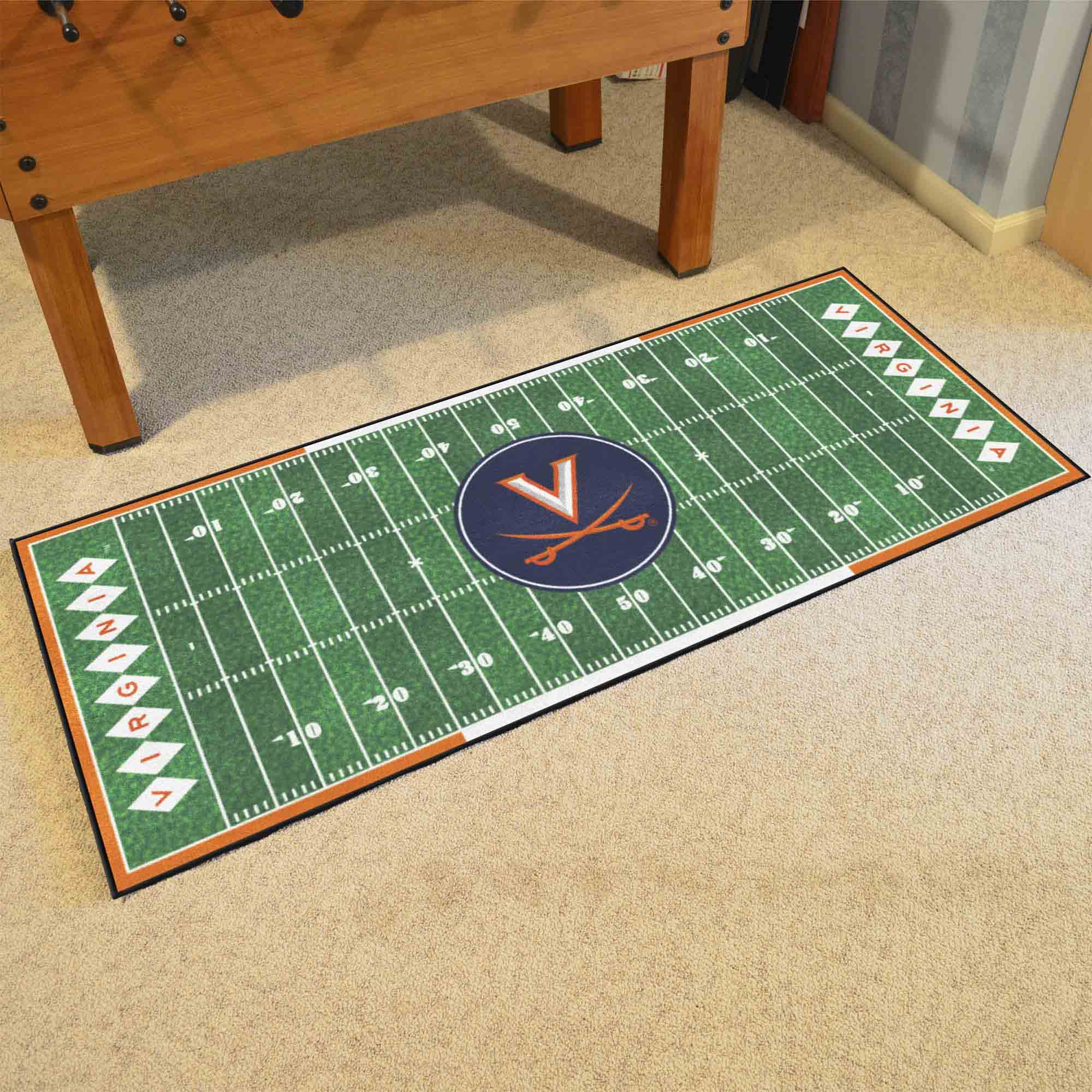 Virginia Cavaliers Field Runner Mat - 30in. x 72in.