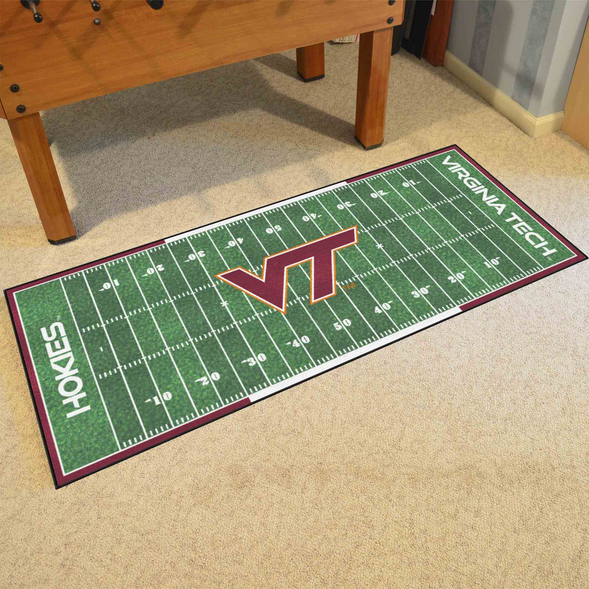 Virginia Tech Hokies Field Runner Mat - 30in. x 72in.