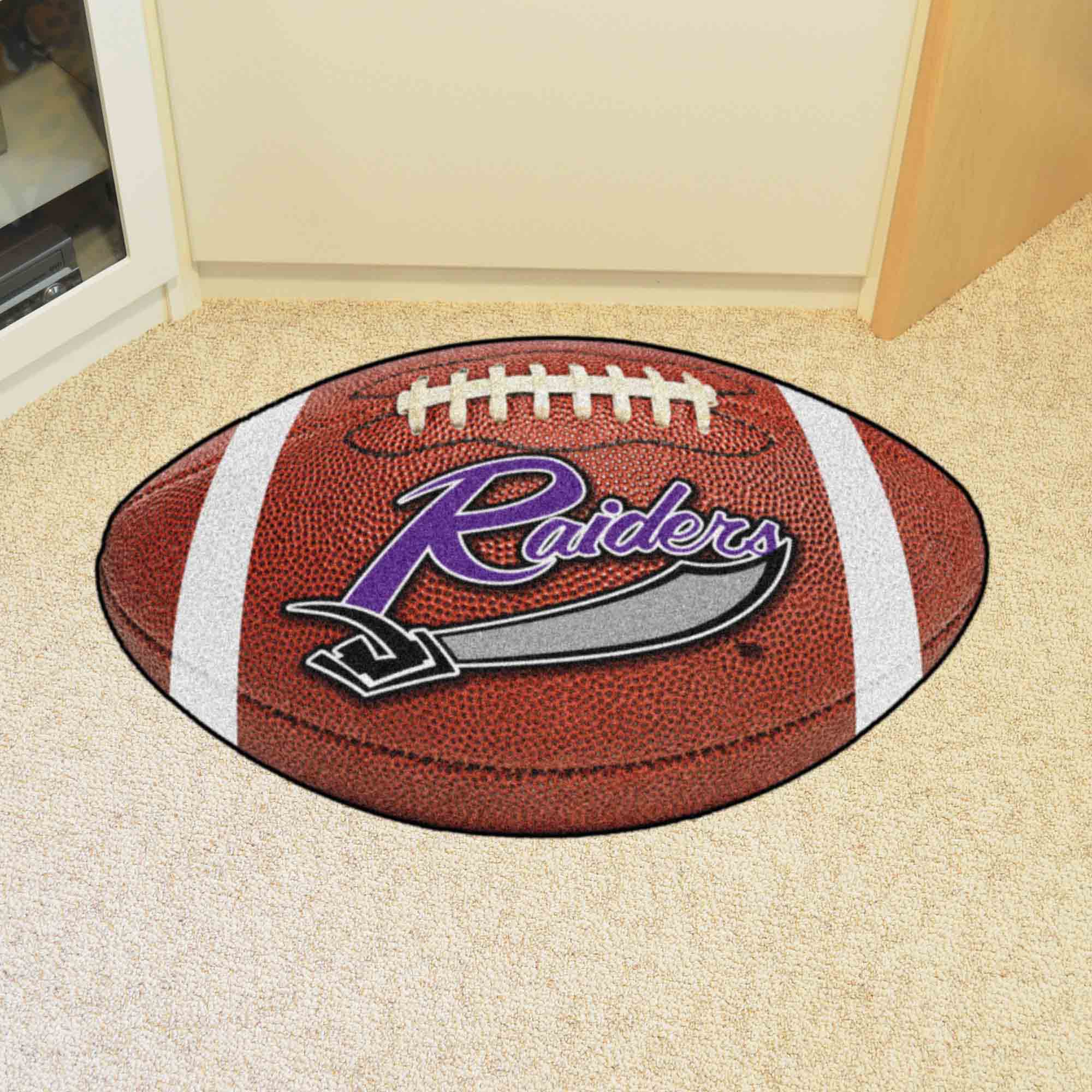 Mount Union Raiders Football Rug - 20.5in. x 32.5in.