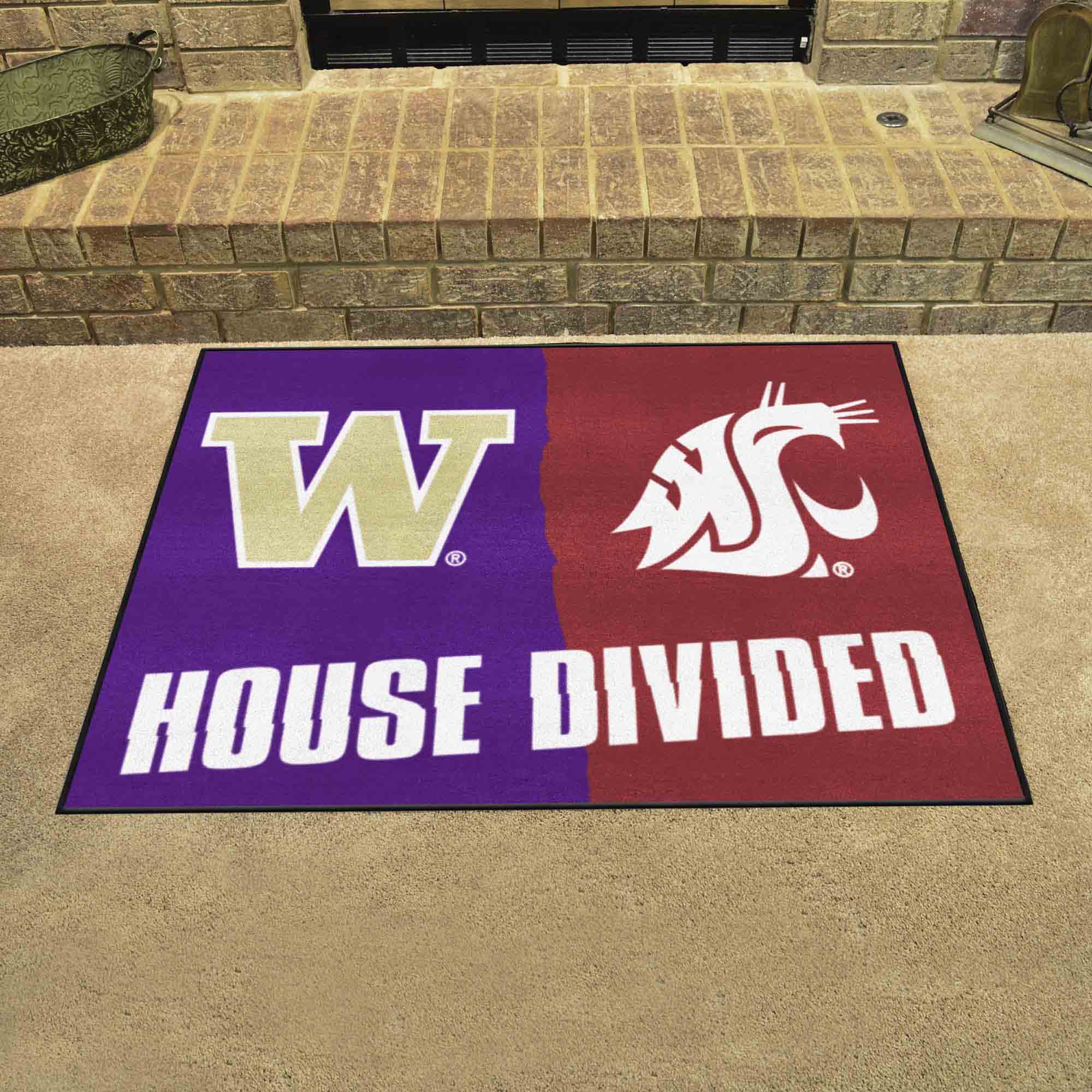 House Divided - Washington / Washington State House Divided House Divided Rug - 34 in. x 42.5 in. - House Divided - Washington / Washington State