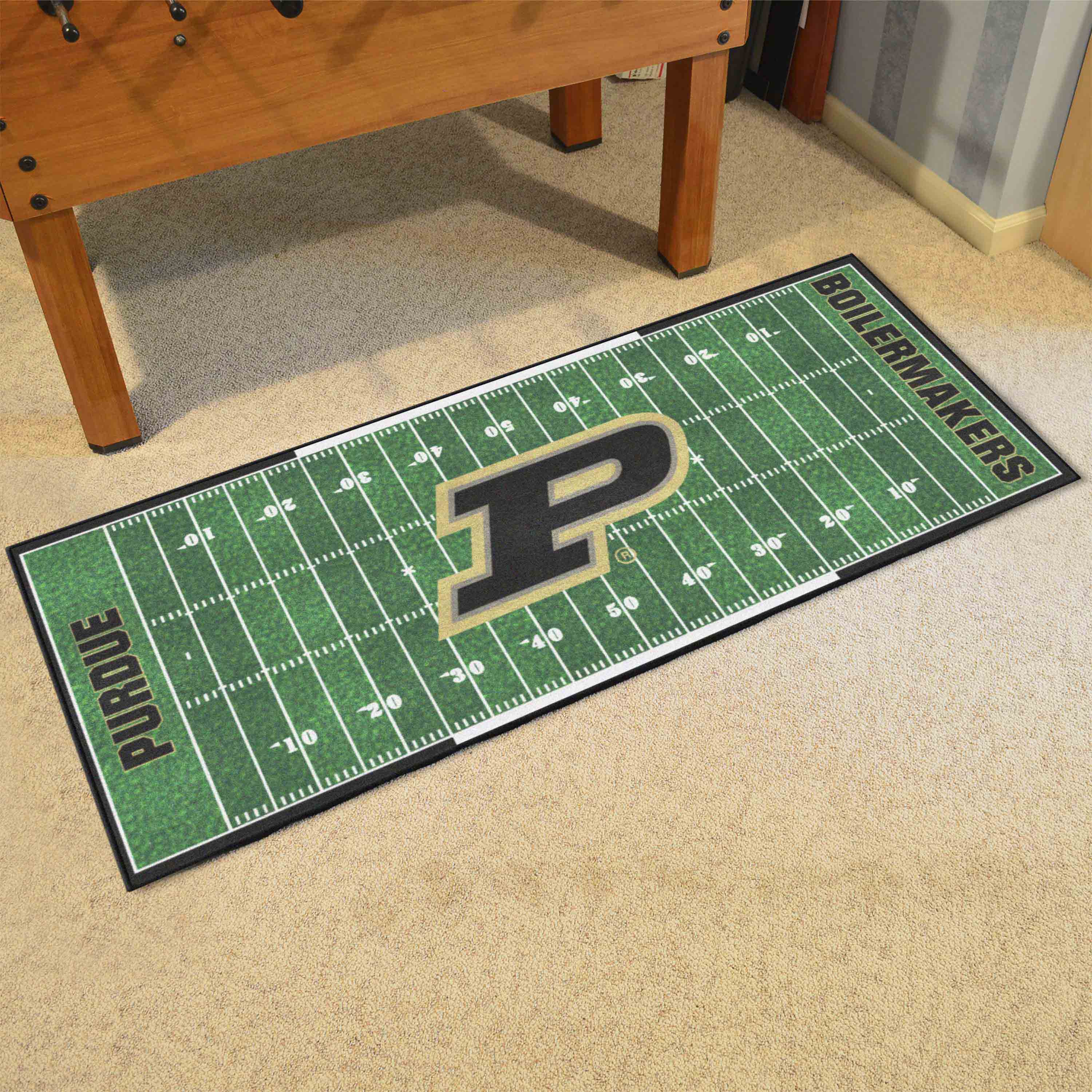 Purdue Boilermakers Field Runner Mat - 30in. x 72in. - Purdue