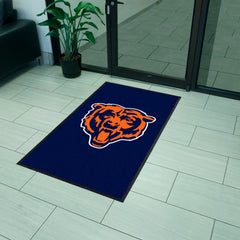 Chicago Bears 3X5 High-Traffic Mat with Durable Rubber Backing - Portrait Orientation - Chicago Bears