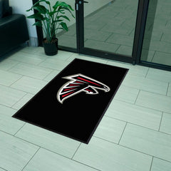 Atlanta Falcons 3X5 High-Traffic Mat with Durable Rubber Backing - Portrait Orientation - Atlanta Falcons