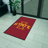 Iowa State 3X5 High-Traffic Mat with Durable Rubber Backing - Portrait Orientation