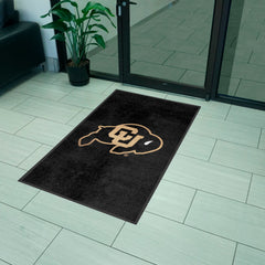 Colorado Buffaloes 3X5 High-Traffic Mat with Durable Rubber Backing - Portrait Orientation - Colorado