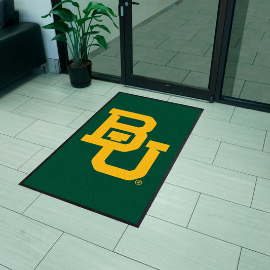 Baylor 3X5 High-Traffic Mat with Durable Rubber Backing - Portrait Orientation - Baylor