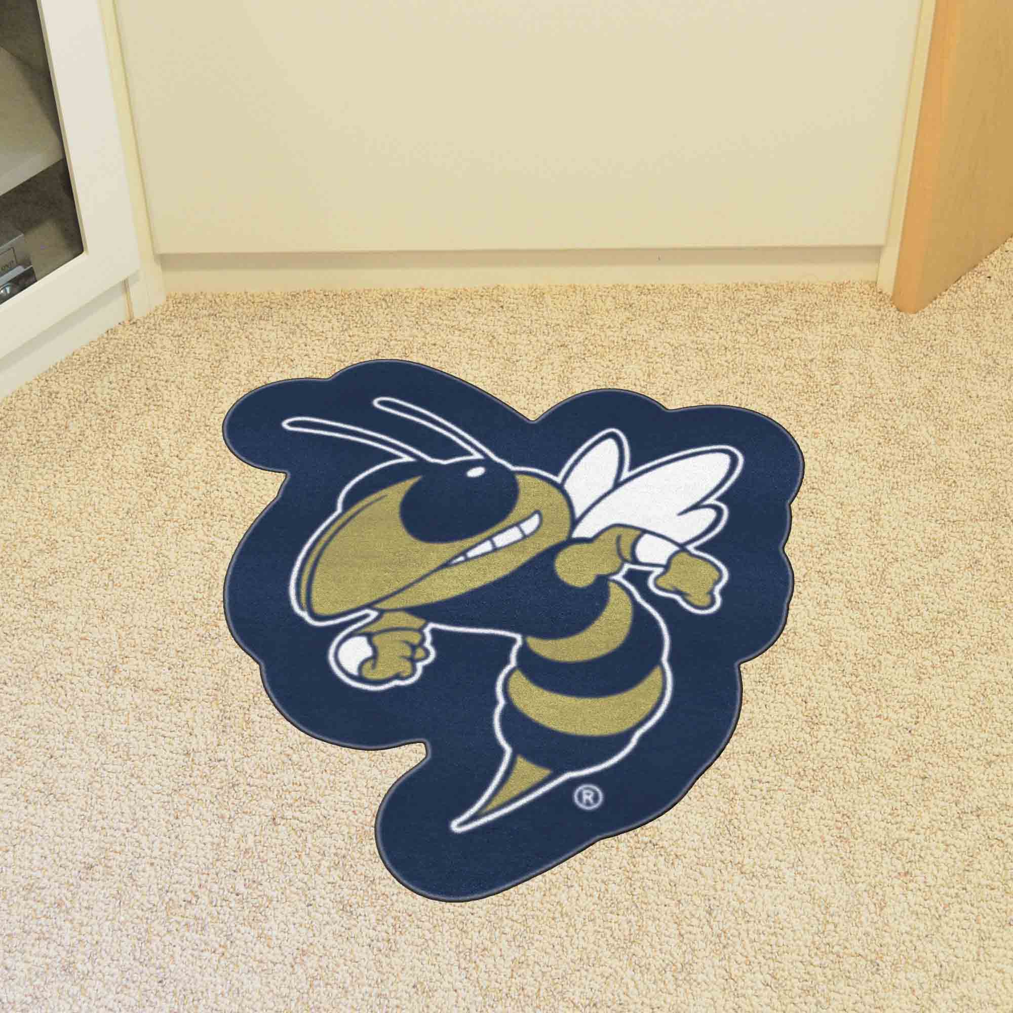 Georgia Tech Yellow Jackets Mascot Rug