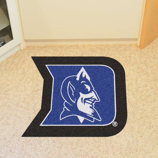 Duke Blue Devils Mascot Rug, Devil Logo