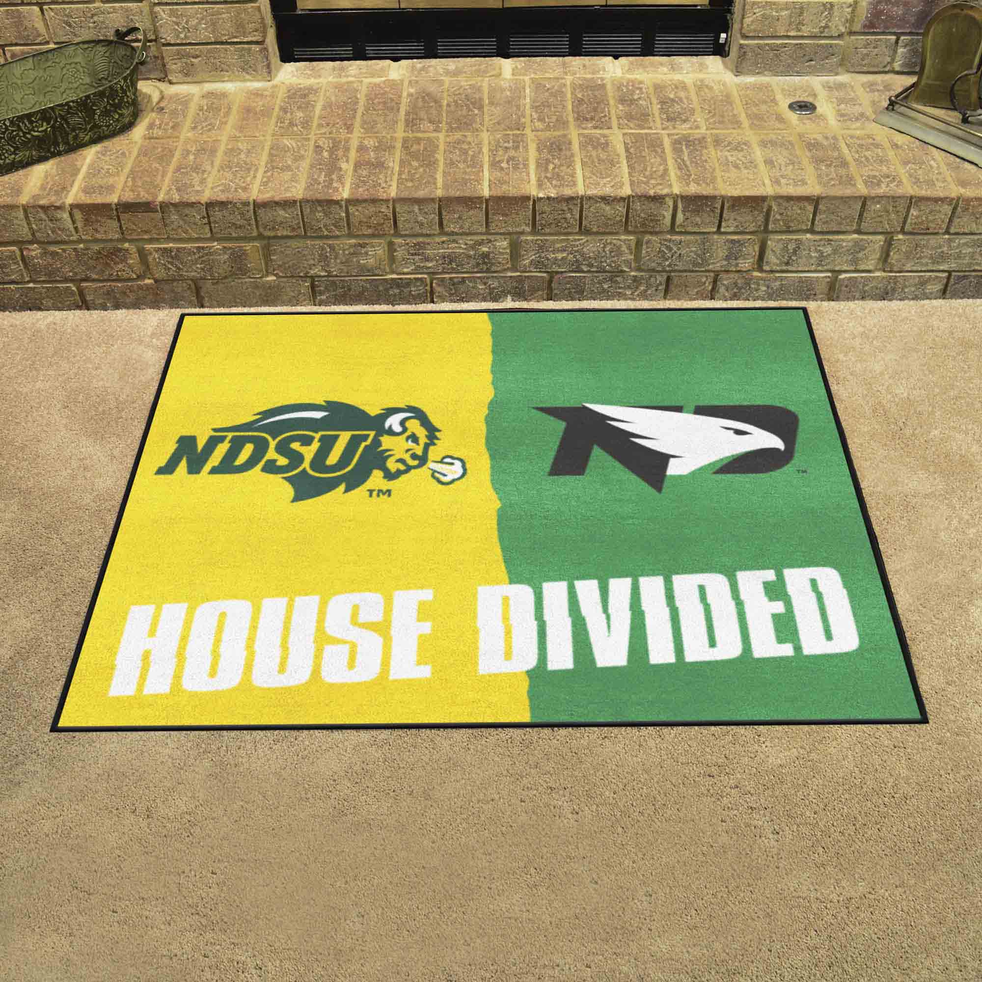 House Divided - North Dakota State / North Dakota House Divided House Divided Rug - 34 in. x 42.5 in. - House Divided - North Dakota State / North Dakota