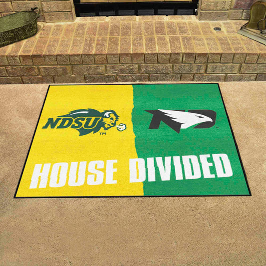 House Divided - North Dakota State / North Dakota House Divided House Divided Rug - 34 in. x 42.5 in. - House Divided - North Dakota State / North Dakota