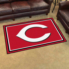 Cincinnati Reds 4ft. x 6ft. Plush Area Rug