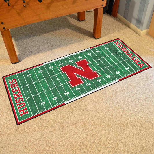 Nebraska Cornhuskers Field Runner Mat - 30in. x 72in. - Nebraska