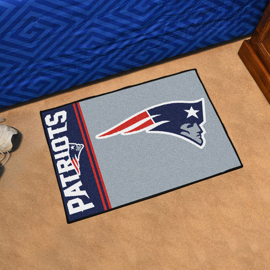 New England Patriots Starter Mat Accent Rug Uniform Style - 19in. x 30in. - New England Patriots