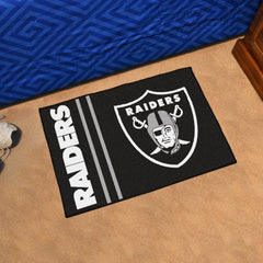 Las Vegas Raiders Starter Mat Accent Rug Uniform Style - 19in. x 30in.