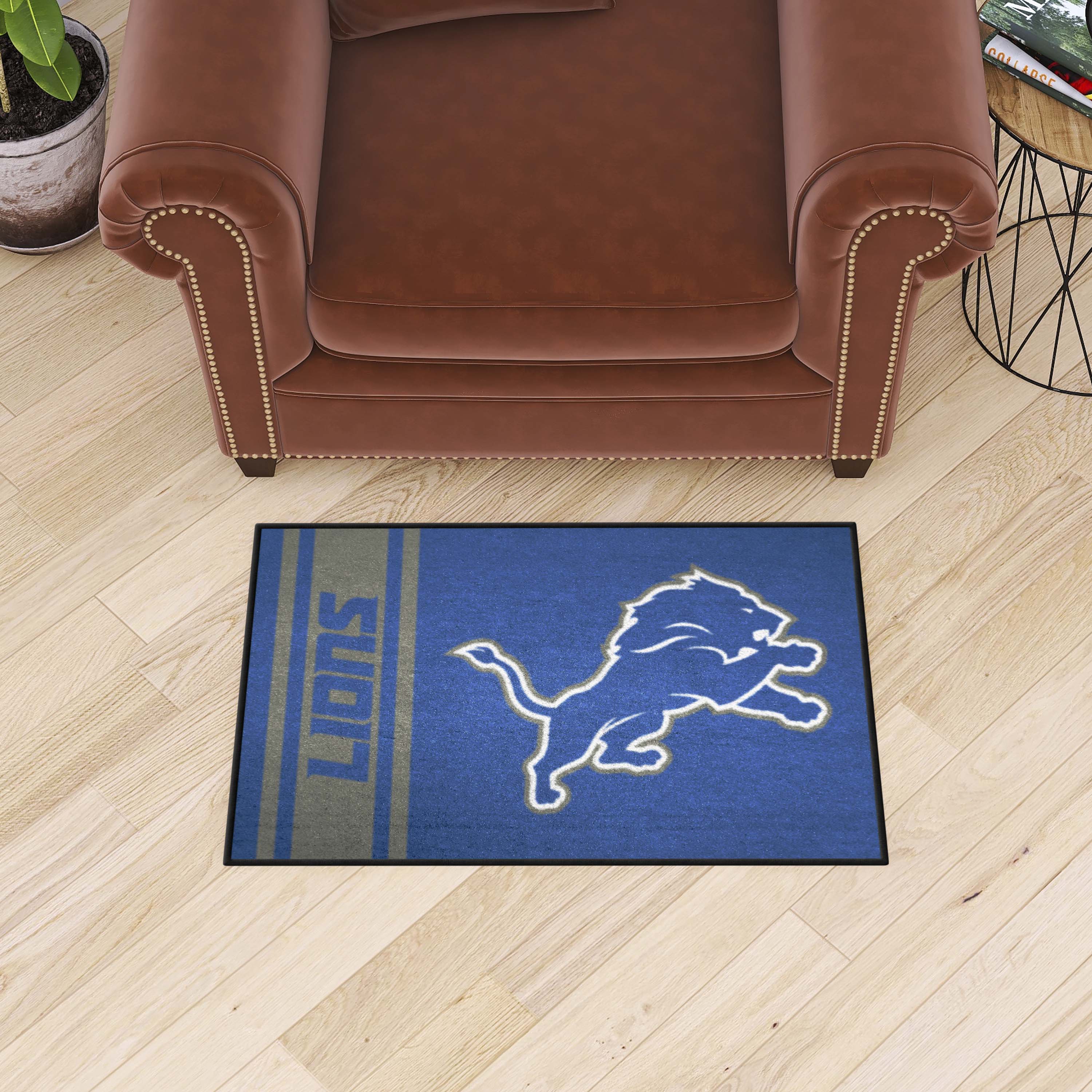 Detroit Lions Starter Mat Accent Rug Uniform Style - 19in. x 30in.