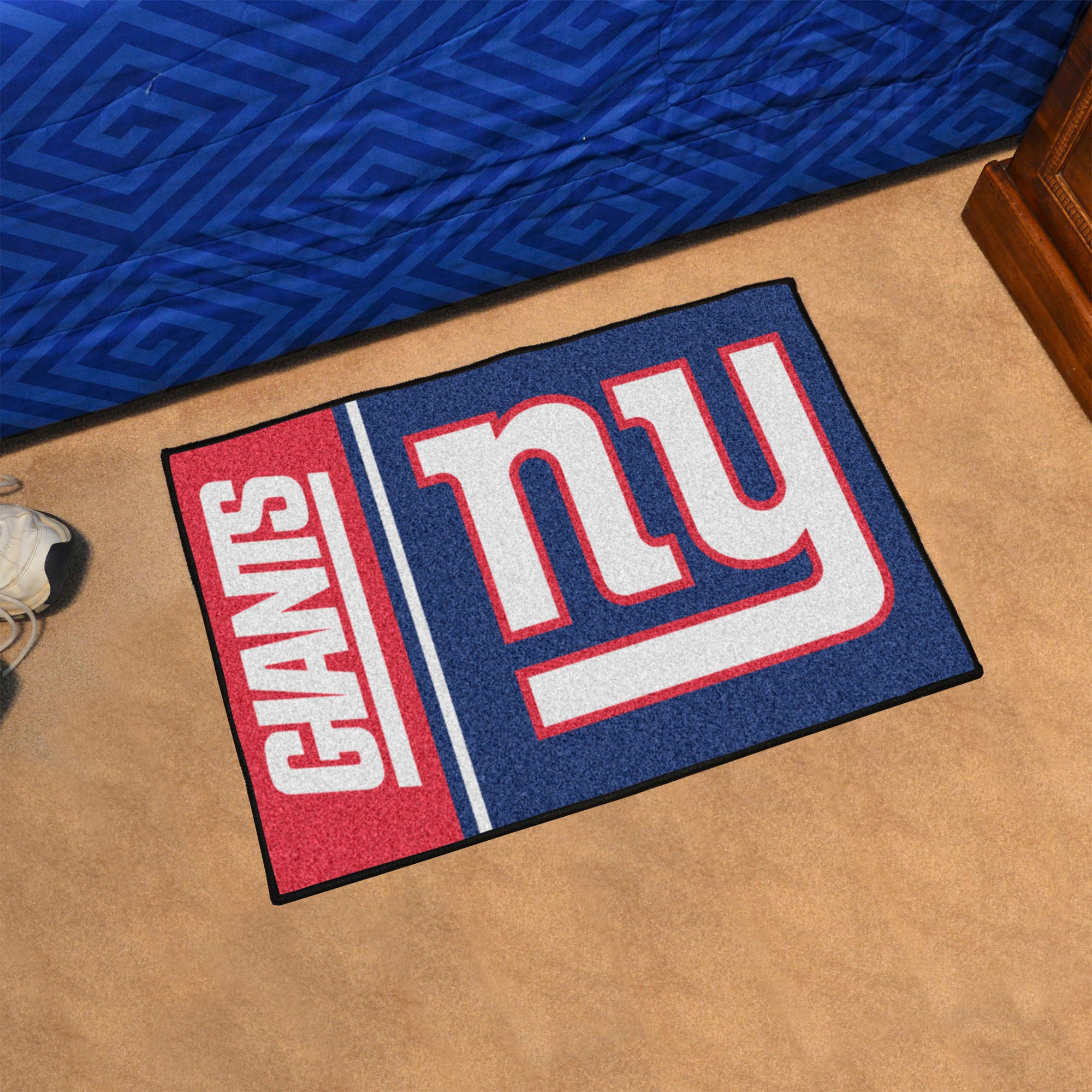 New York Giants Starter Mat Accent Rug Uniform Style - 19in. x 30in.