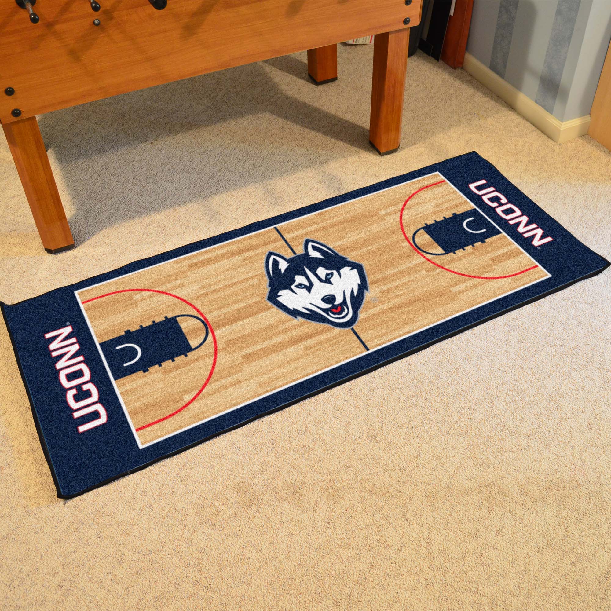 UConn Huskies Court Runner Rug - 30in. x 72in.