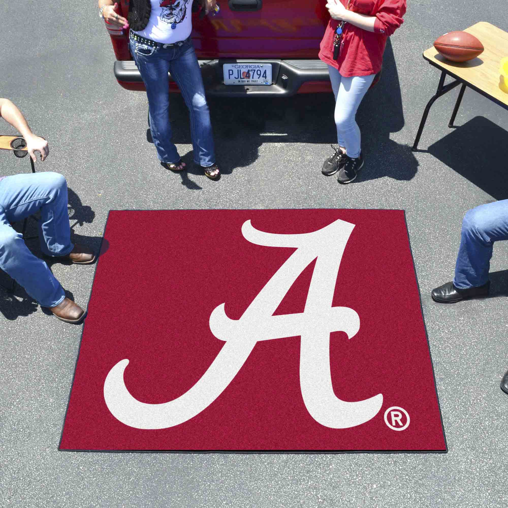 Alabama Crimson Tide Tailgater Rug - 5ft. x 6ft., A Logo