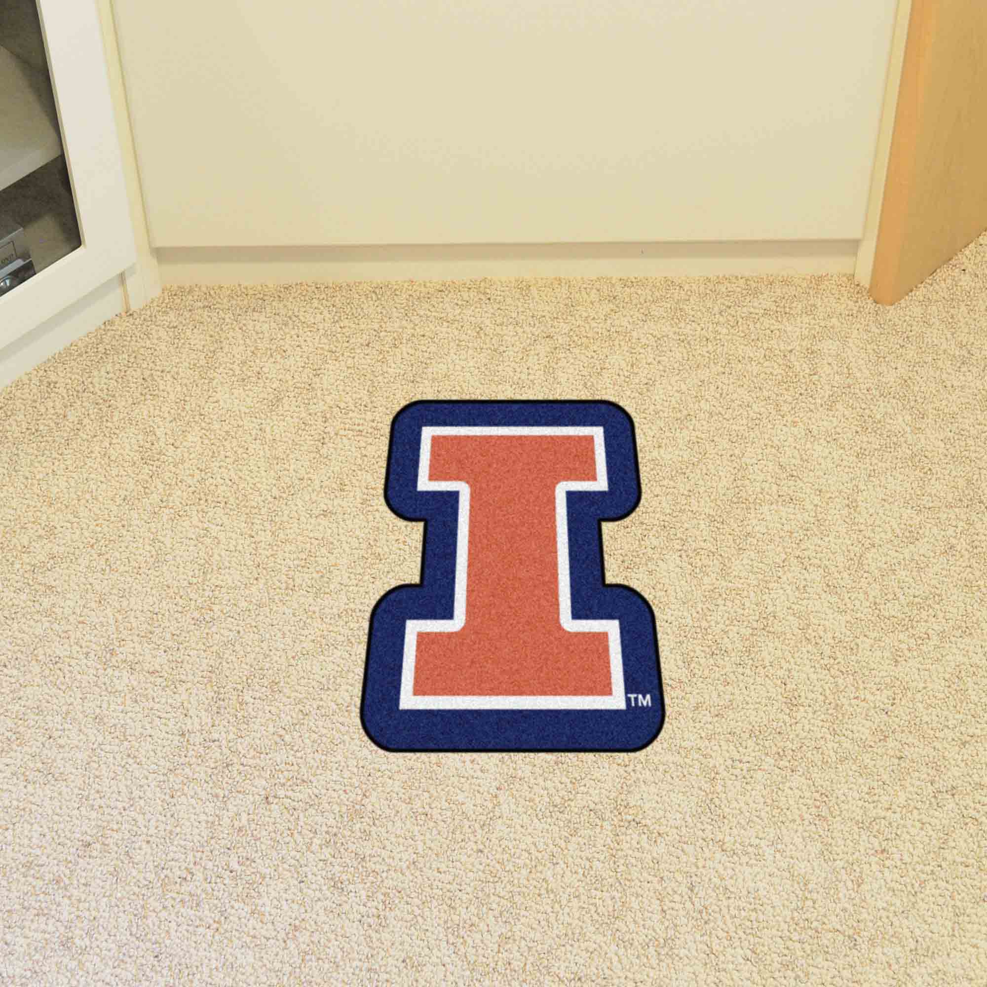 Illinois Illini Mascot Rug