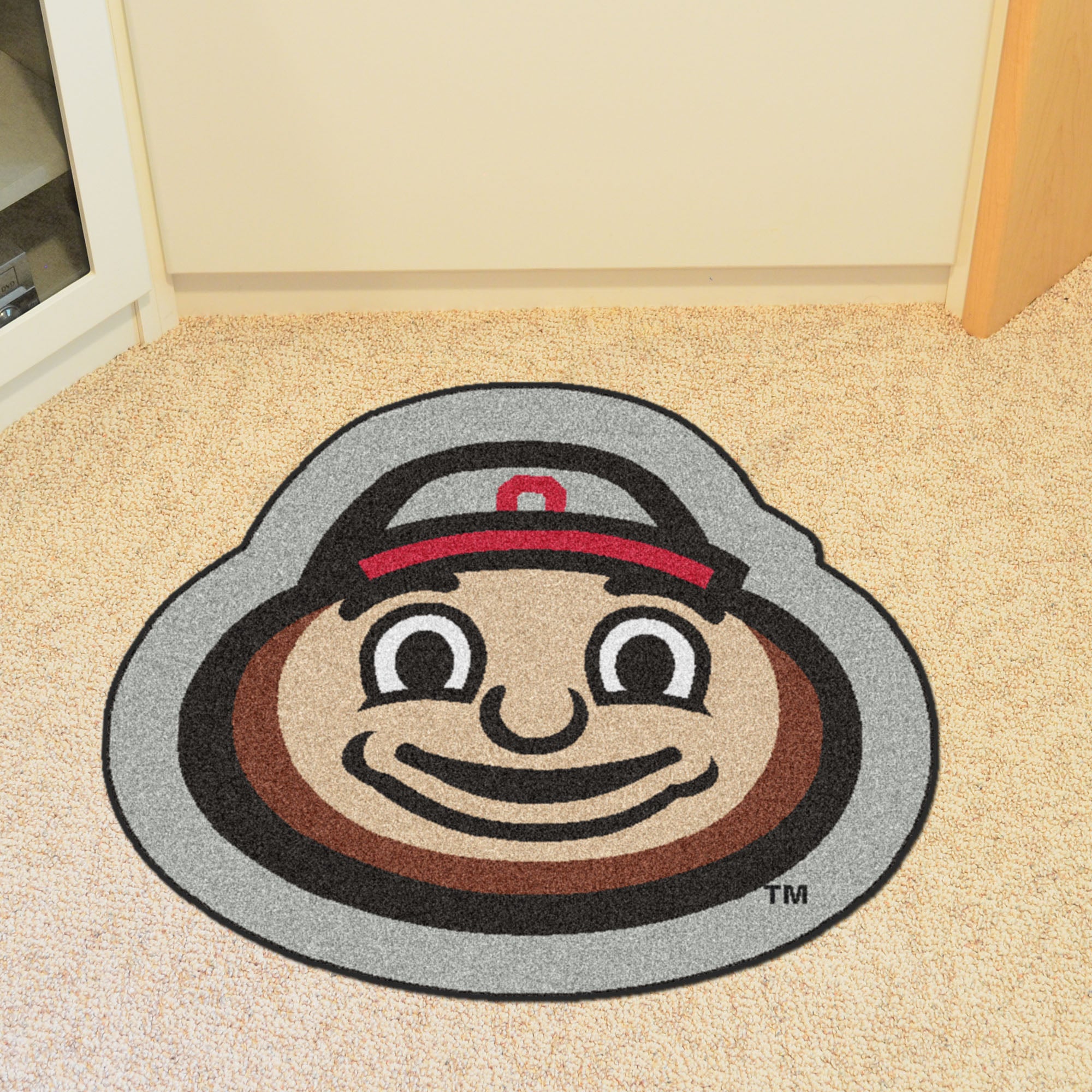 Ohio State Buckeyes Mascot Rug, Brutus