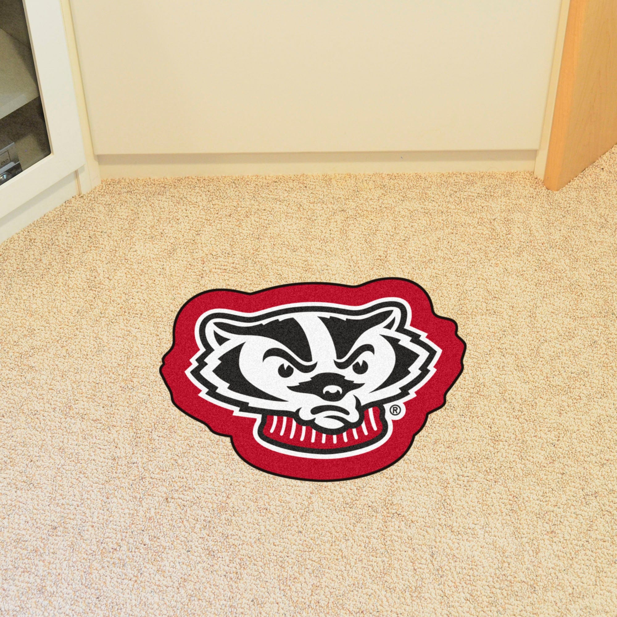 Wisconsin Badgers Mascot Rug