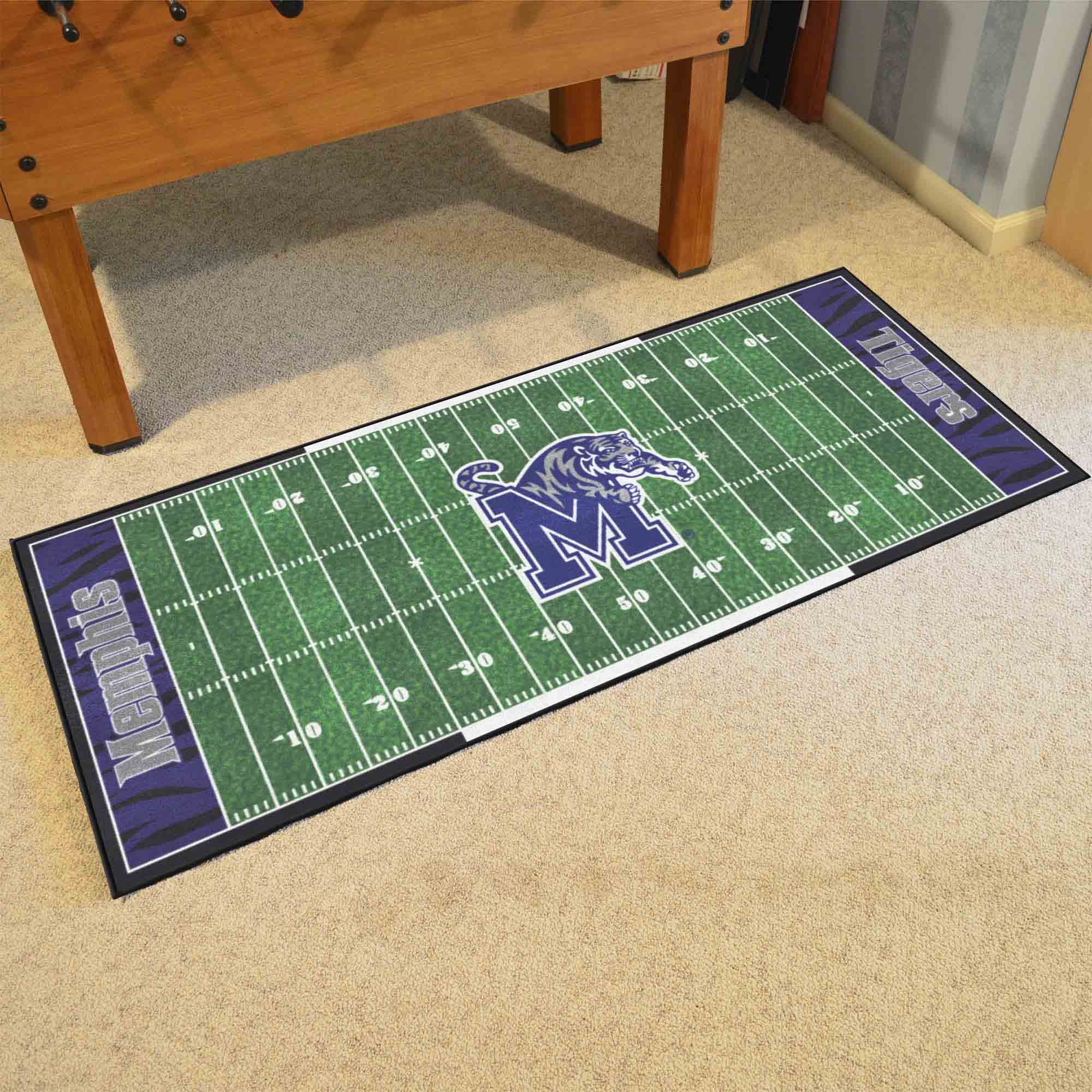 Memphis Tigers Field Runner Mat - 30in. x 72in.