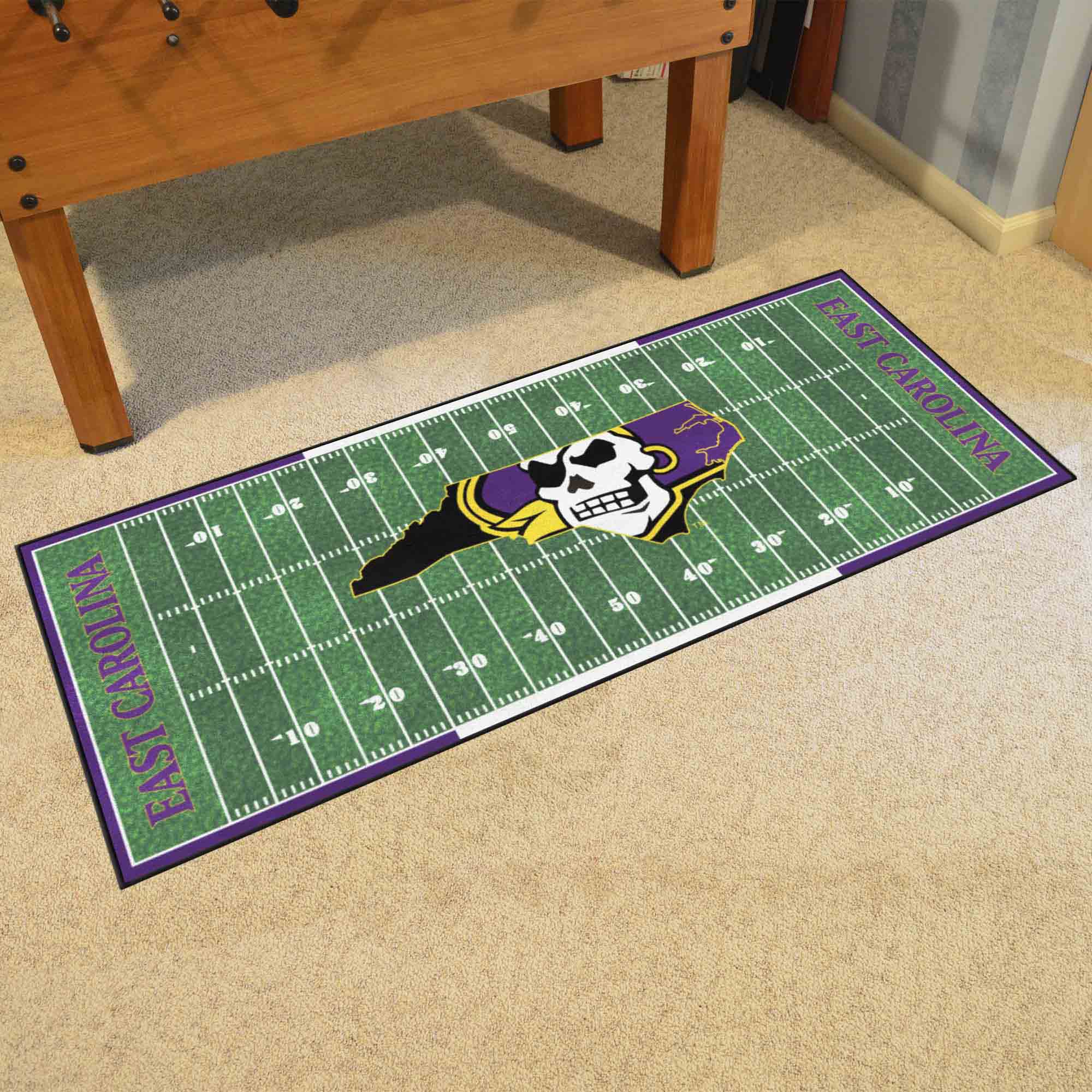 East Carolina Pirates Field Runner Mat - 30in. x 72in.