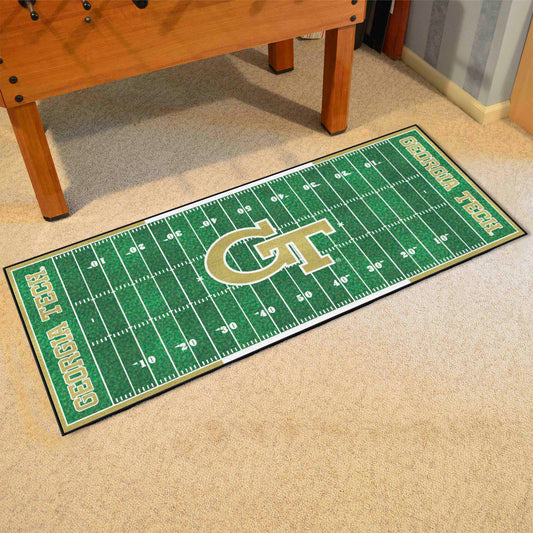 Georgia Tech Yellow Jackets Field Runner Mat - 30in. x 72in., GT