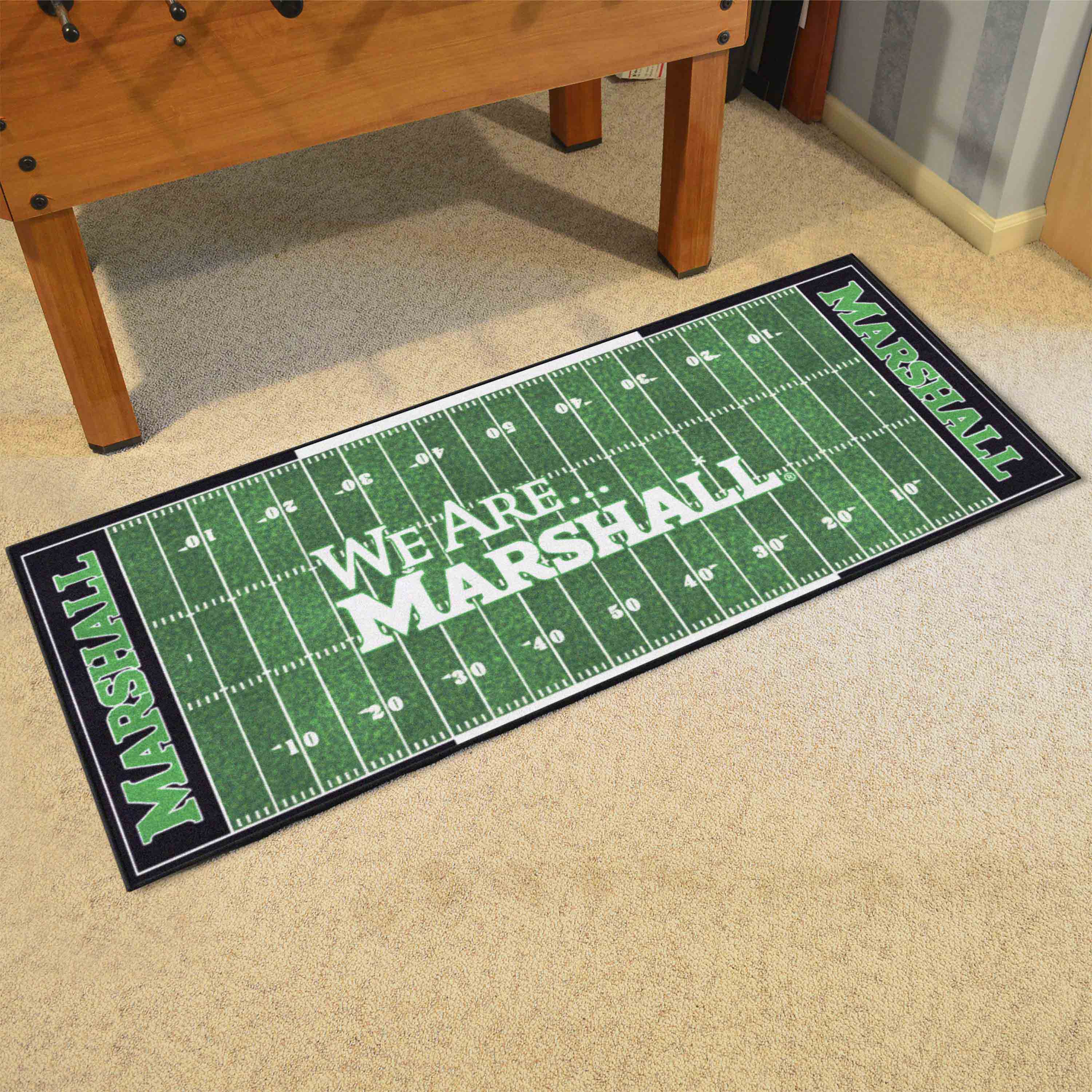 Marshall Thundering Herd Field Runner Mat - 30in. x 72in.