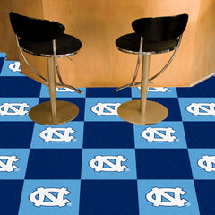 North Carolina Tar Heels Team Carpet Tiles - 45 Sq Ft.