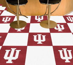 Indiana Hooisers Team Carpet Tiles - 45 Sq Ft.