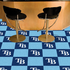 Tampa Bay Rays Team Carpet Tiles - 45 Sq Ft.