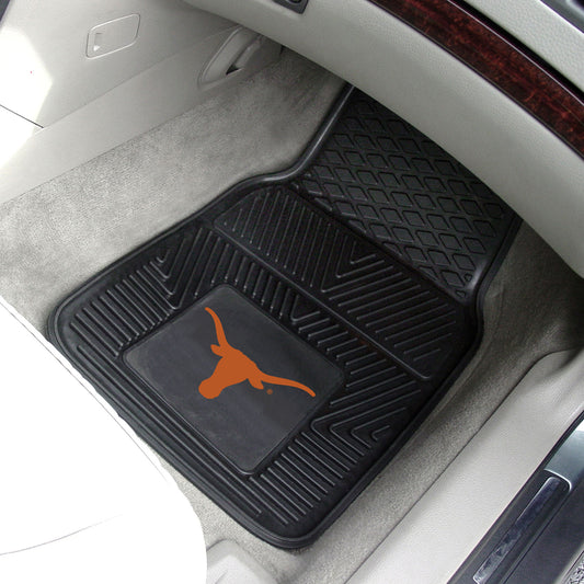 Texas Longhorns Heavy Duty Car Mat Set - 2 Pieces