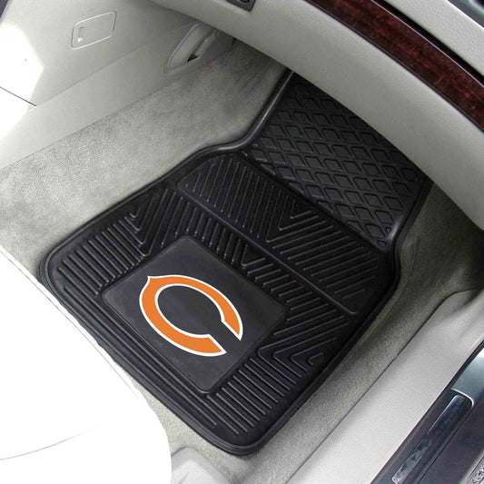 Chicago Bears Heavy Duty Car Mat Set - 2 Pieces