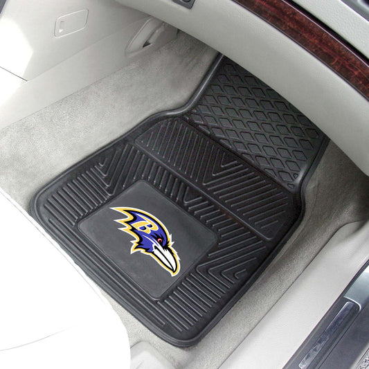 Baltimore Ravens Heavy Duty Car Mat Set - 2 Pieces - Baltimore Ravens