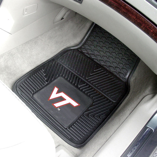 Virginia Tech Hokies Heavy Duty Car Mat Set - 2 Pieces