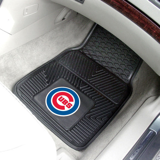 Chicago Cubs Heavy Duty Car Mat Set - 2 Pieces - Chicago Cubs