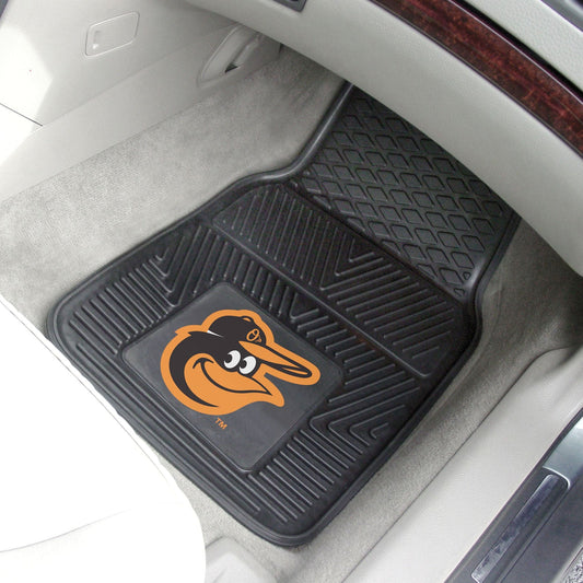 Baltimore Orioles Heavy Duty Car Mat Set - 2 Pieces - Baltimore Orioles