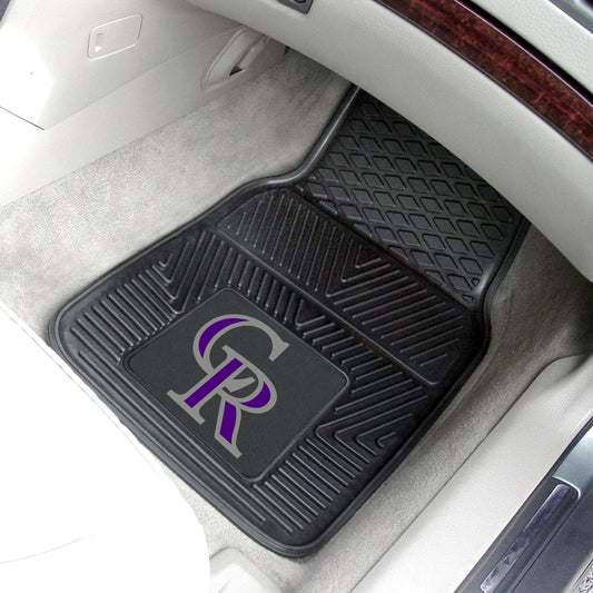 Colorado Rockies Heavy Duty Car Mat Set - 2 Pieces - Colorado Rockies