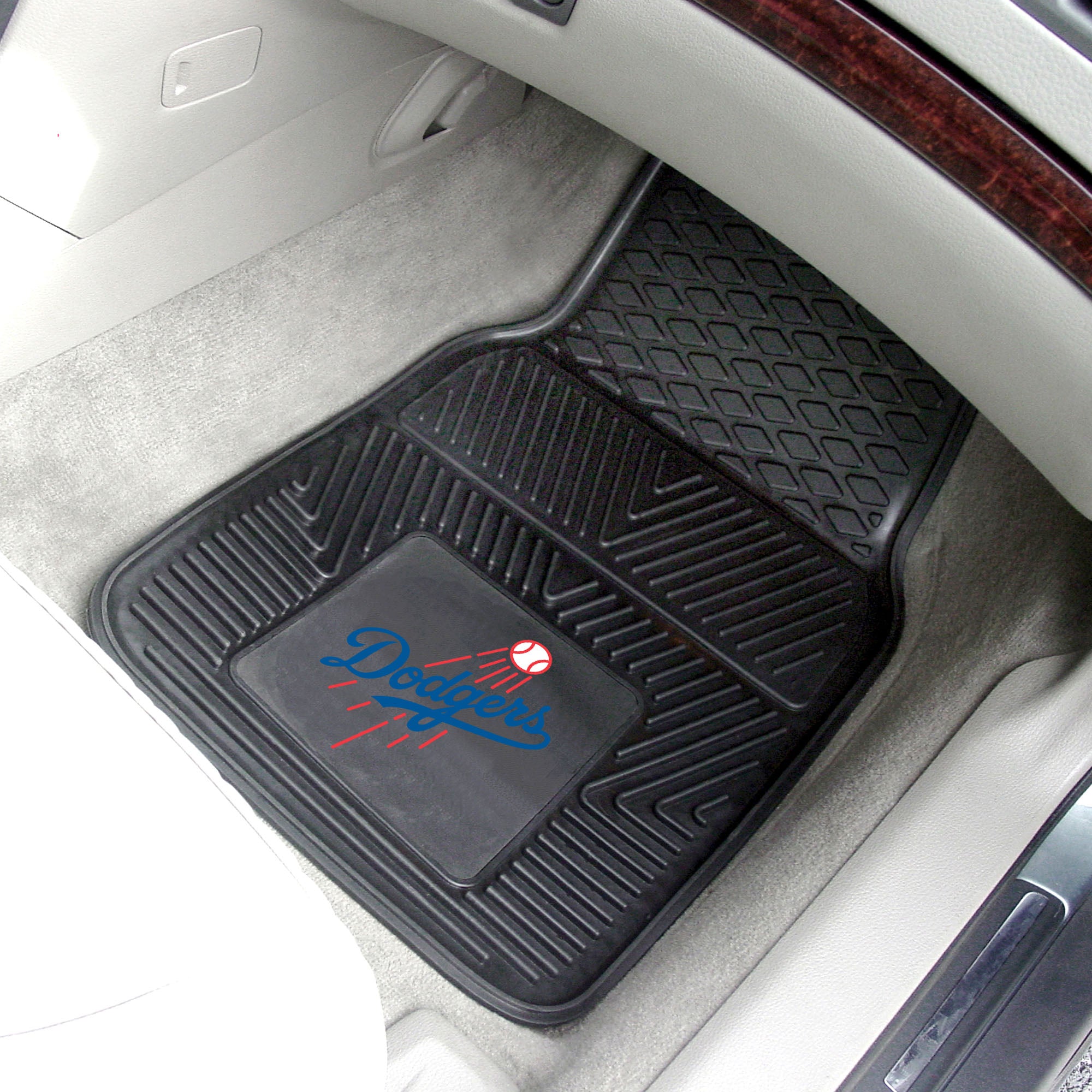 Los Angeles Dodgers Heavy Duty Car Mat Set - 2 Pieces