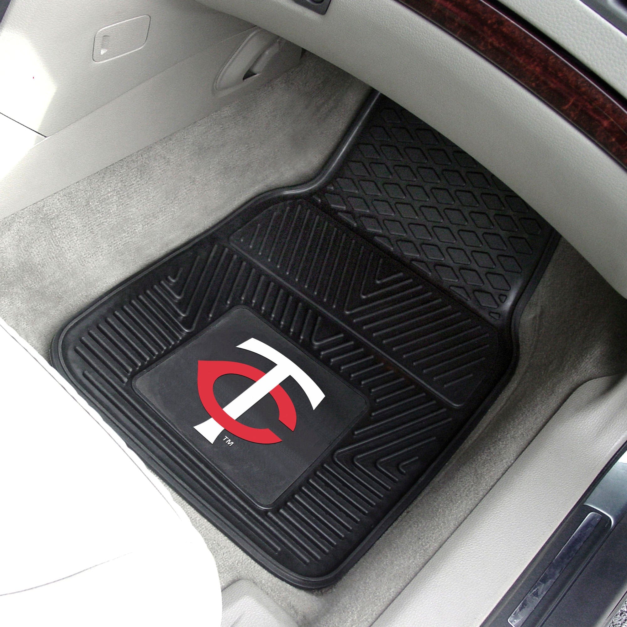 Minnesota Twins Heavy Duty Car Mat Set - 2 Pieces - Minnesota Twins