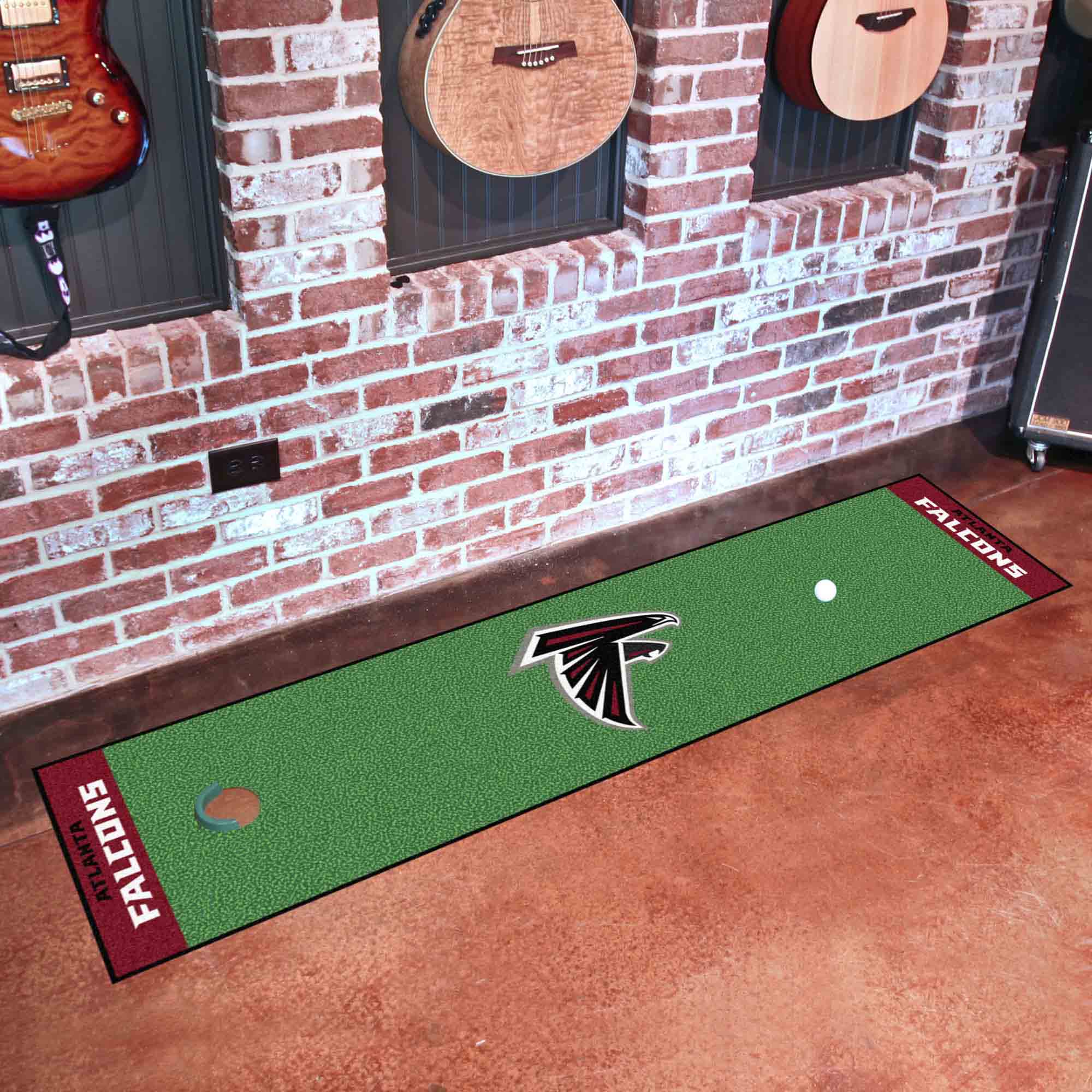 Atlanta Falcons Putting Green Mat - 1.5ft. x 6ft. - Atlanta Falcons