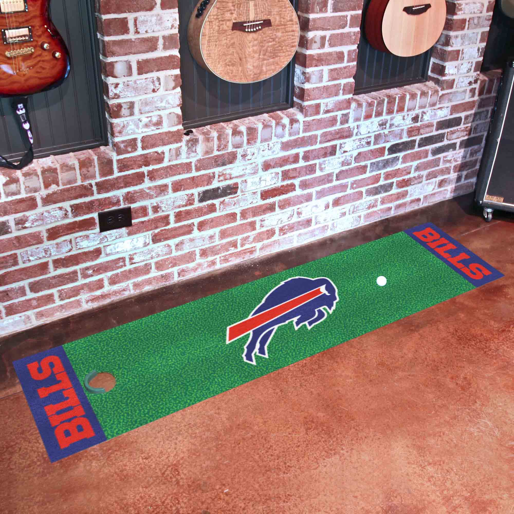 Buffalo Bills Putting Green Mat - 1.5ft. x 6ft. - Buffalo Bills