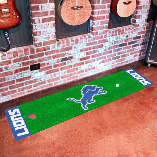 Detroit Lions Putting Green Mat - 1.5ft. x 6ft.