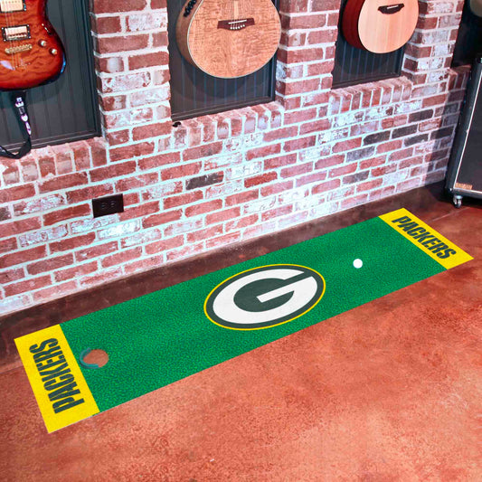 Green Bay Packers Putting Green Mat - 1.5ft. x 6ft. - Green Bay Packers